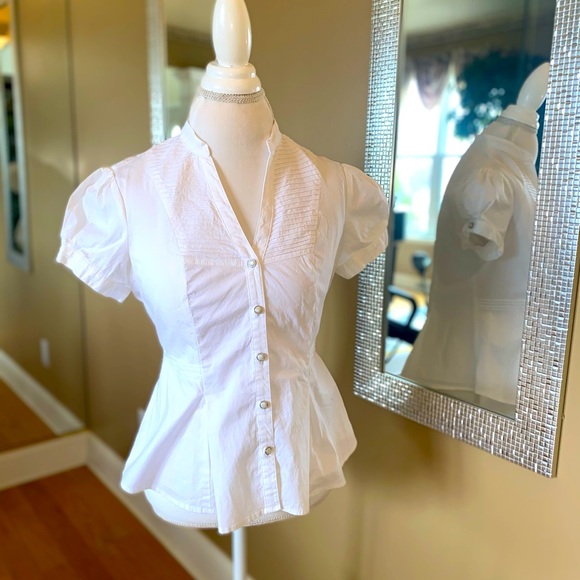 Spense Petite White Top - Picture 1 of 3